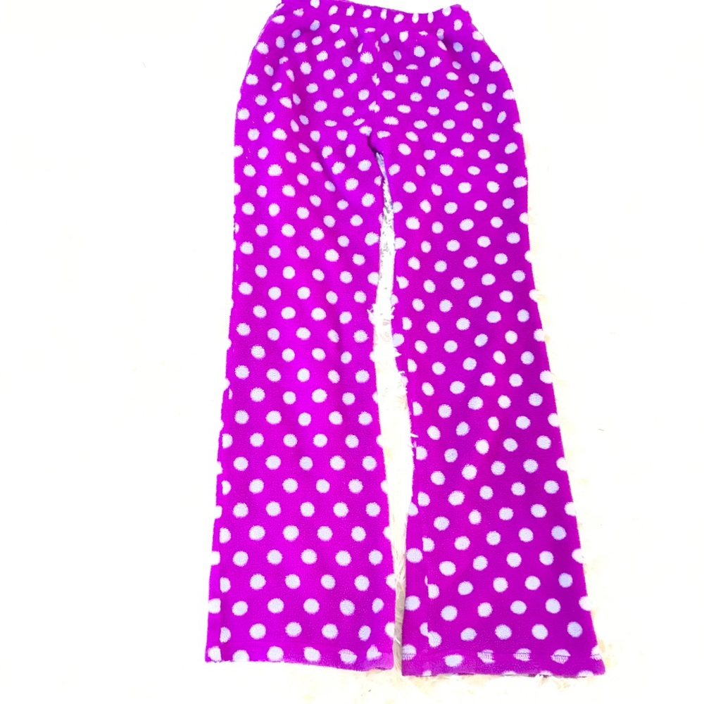 Pajama pocket dote pants